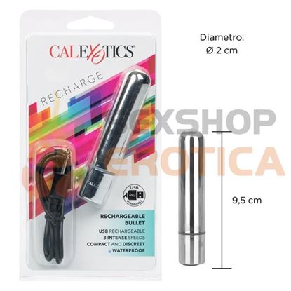 Mini bala vibradora con carga USB